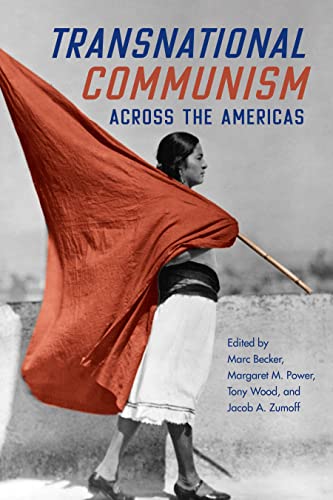 Book cover: "Transnational Communism across the Americas" with a red flag.