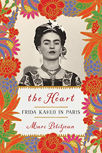Book cover featuring a black and white portrait of Frida Kahlo surrounded by flowers.