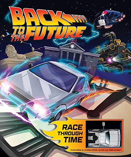 Back to the Future" cover art featuring the DeLorean time machine and clock tower.