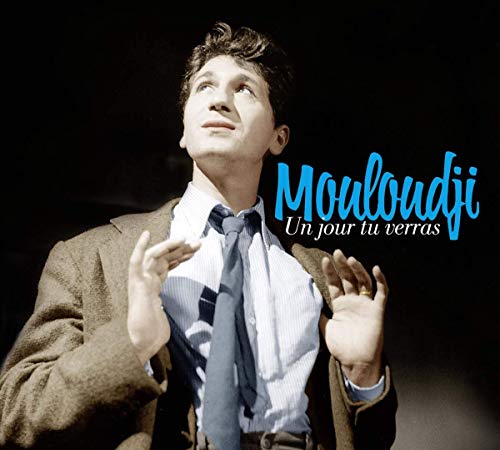 Marcel Mouloudji album cover: a young man looking upwards, in a suit.