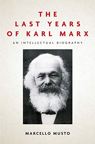 Book cover featuring a portrait of Karl Marx with a white beard.