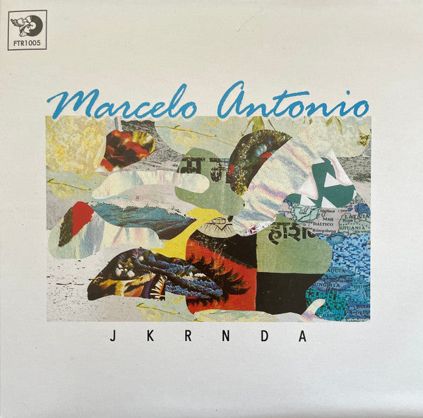Vinyl record cover for Marcelo Antonio’s “Jkrnda” with collage artwork.