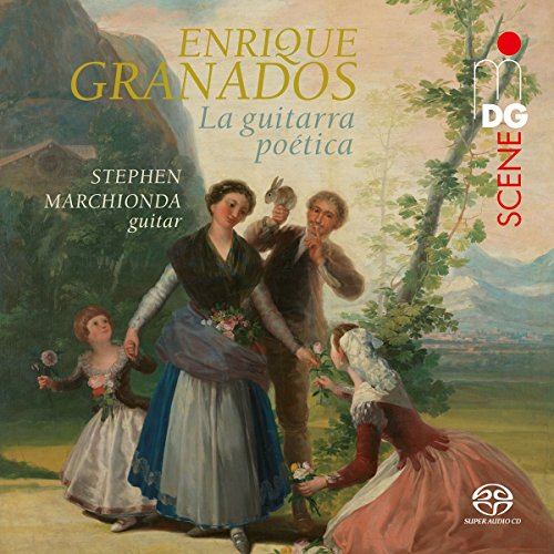 CD cover: painting of people in a garden, text "Enrique Granados.