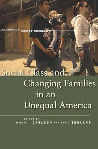 Book cover depicting diverse people walking, titled “Social Class and Changing Families.”