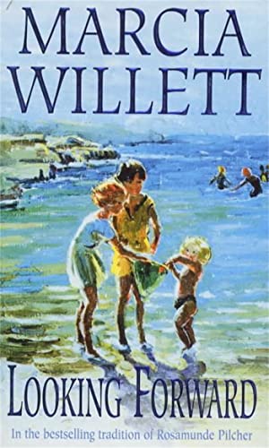 Book cover: children on a beach, painted style, titled "Looking Forward".
