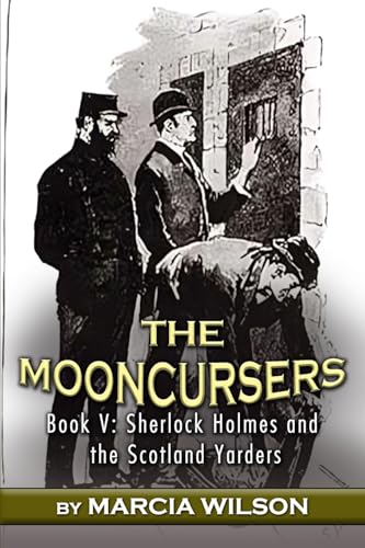 Book cover featuring three men in period clothing investigating a stone wall.