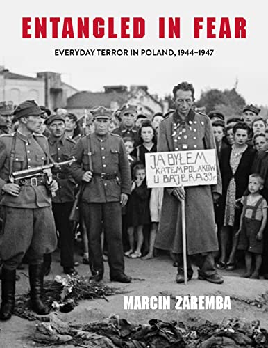 Book cover: black and white photo of Polish civilians and armed soldiers.