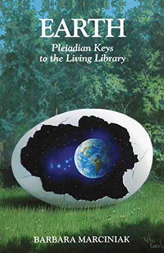 Book cover: Earth emerging from an egg against a starry sky.