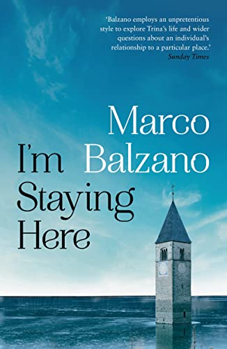 Book cover featuring a church bell tower rising from water against a blue sky.