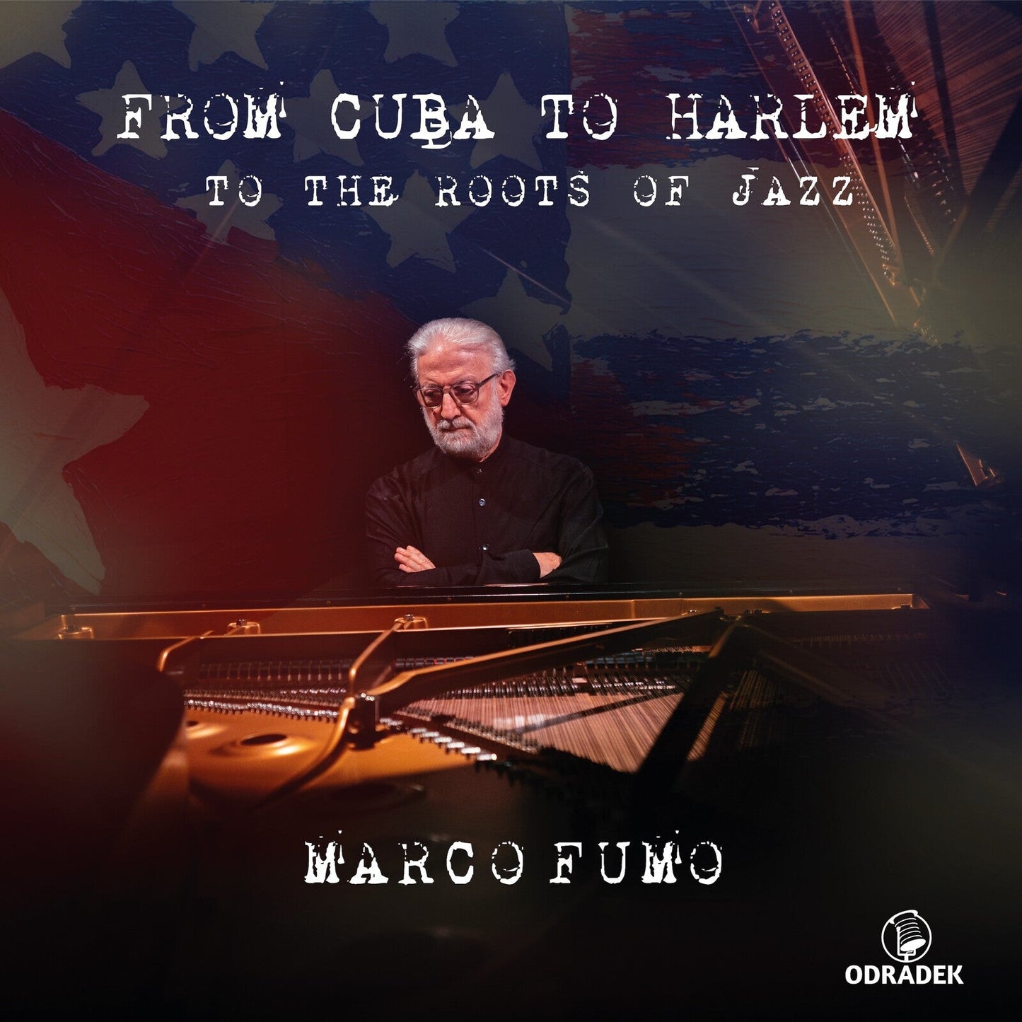 Marco Fumo album cover featuring a pianist at a grand piano.