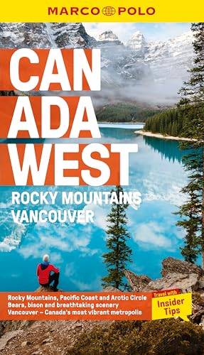 Marco Polo travel guide cover featuring a person overlooking a lake and snowy mountains.