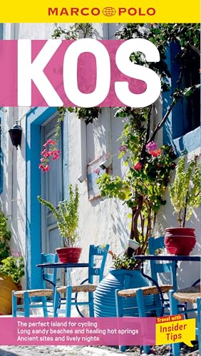 Kos Marco Polo travel guide cover with a blue and white building scene.
