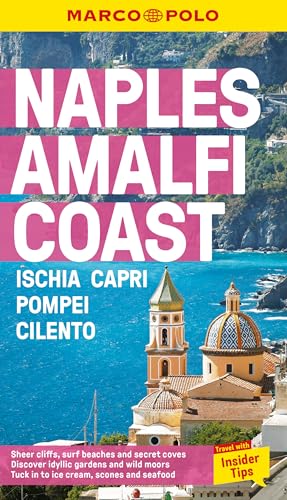 Travel guide cover for Naples & Amalfi Coast, featuring coastal scenery.