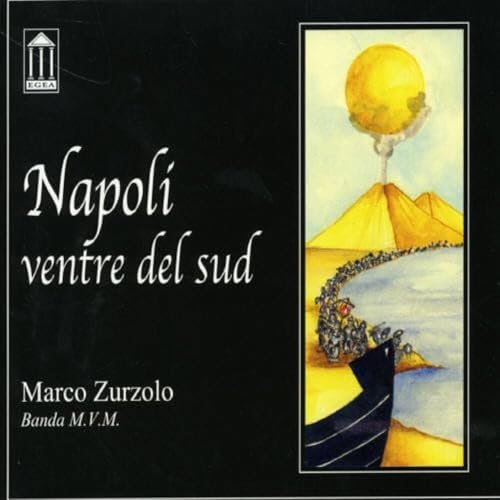 CD cover for "Napoli Ventre Del Sud" by Marco Zurzolo, with abstract art.