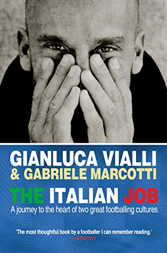 Book cover: close-up of a man’s face, title “The Italian Job” below.