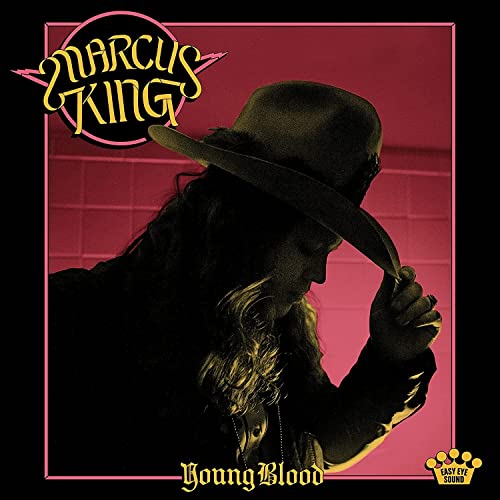 Marcus King album cover: portrait of a man in a hat, "Young Blood".