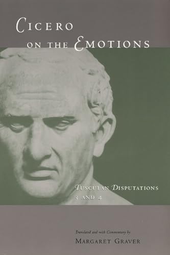 Book cover featuring a marble bust of Cicero, titled “Cicero on the Emotions.”