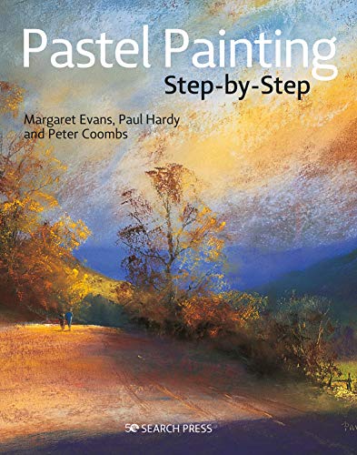 Book cover featuring a pastel landscape painting of trees and hills under a sunset.