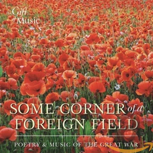 CD cover with a field of red poppies and text about the Great War.