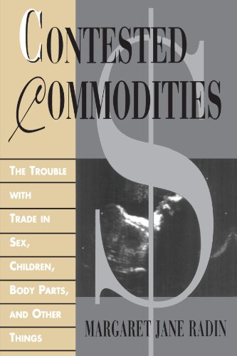 Book cover: "Contested Commodities" by Margaret Jane Radin, with a dollar sign.