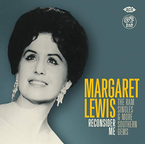 CD cover featuring a black and white portrait of Margaret Lewis.