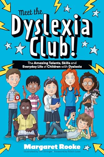 Book cover featuring diverse children, titled “Meet the Dyslexia Club!”