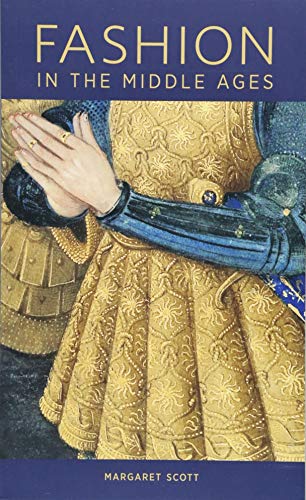 Book cover showing a person in ornate gold and blue medieval clothing.