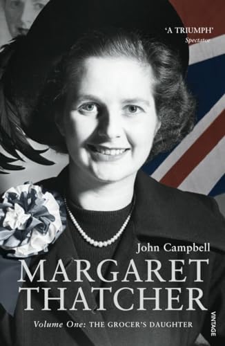 Book cover featuring a portrait of Margaret Thatcher, with a Union Jack background.