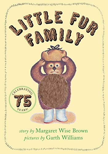 Board book cover with a brown bear cub wearing a hat and overalls.