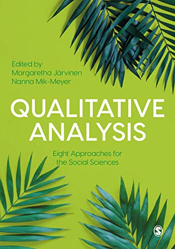 Book cover titled Qualitative Analysis: Eight Approaches for the Social Sciences with green foliage.
