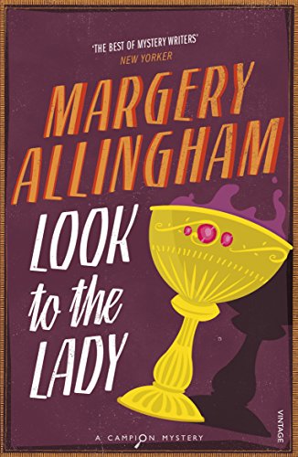 Book cover for Look to the Lady featuring a golden chalice on purple background.