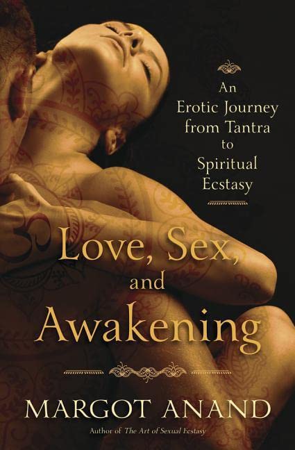 Book cover with entwined figures and title “Love, Sex and Awakening.”
