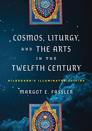 Book cover: “Cosmos, Liturgy, and the Arts” with illuminated designs.