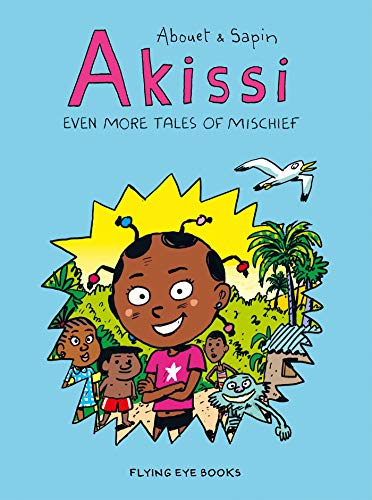 Book cover featuring a smiling Black girl with friends and a seagull.