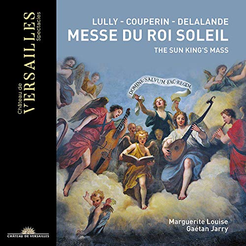 "CD cover featuring a Renaissance-style painting of angels playing musical instruments on clouds."