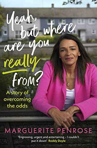Book cover featuring a woman in a pink jacket, with text overlay.