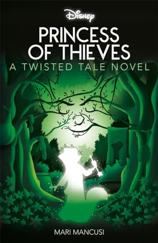 Green forest scene with a glowing figure and tree branches on a book cover.