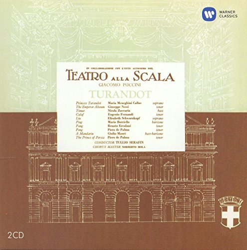 CD cover for Maria Callas’s “Turandot” with Teatro alla Scala branding.