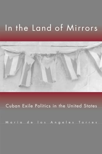 Book cover: "In the Land of Mirrors" with Cuban flags imagery.