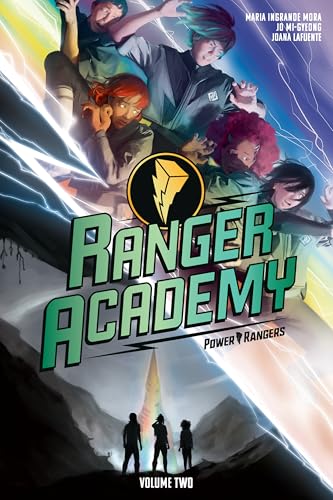 Ranger Academy Vol. 2" cover: diverse group of young people with lightning effects.