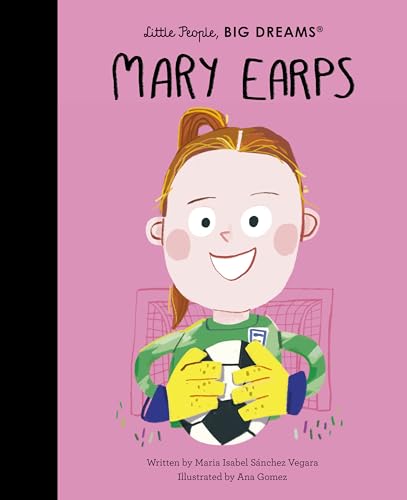 Book cover featuring an illustrated portrait of footballer Mary Earps.