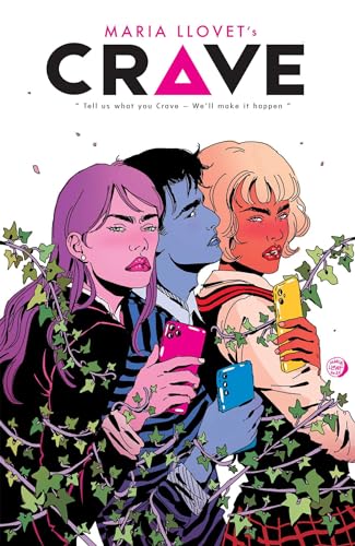 Book cover: three stylized people with phones, surrounded by vines.