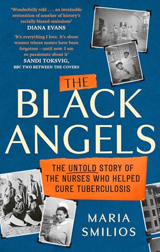 Book cover for “Black Angels” featuring historical photos of Black nurses.