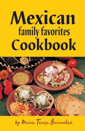Cookbook cover with Mexican food photography and bold title text.