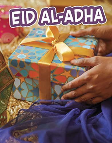Gift-wrapped presents with gold ribbon, celebrating Eid al-Adha traditions.