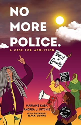 Book cover showing diverse people protesting against a sunset sky with the title text.