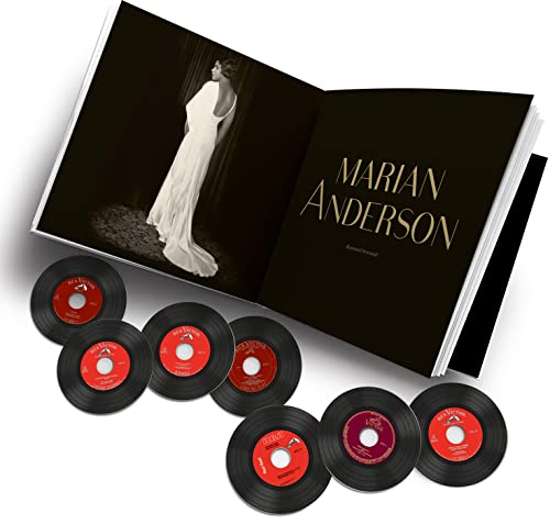 Marian Anderson CD box set with records and a portrait inside.