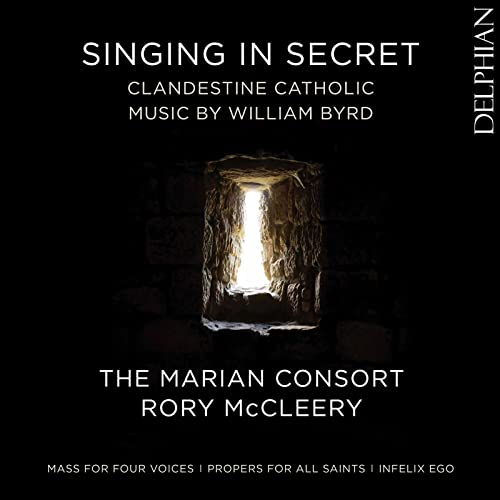 CD cover: stone archway with bright light, text “Singing In Secret” and artist names.