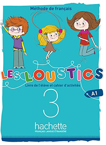 French textbook cover with cartoon children and large number 3.