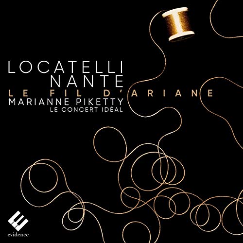 Black CD cover with gold thread design and white and gold text.